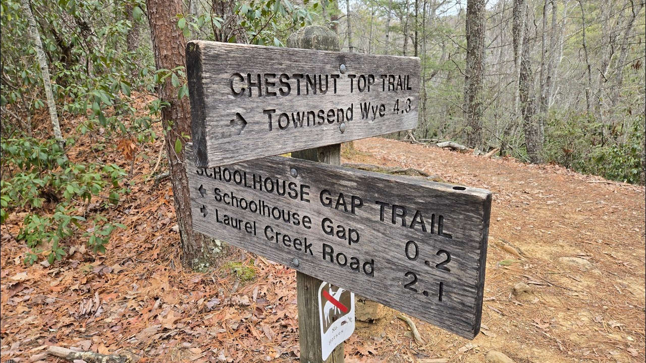 Chestnut Top Trail in the Great Smoky Mountains National Park