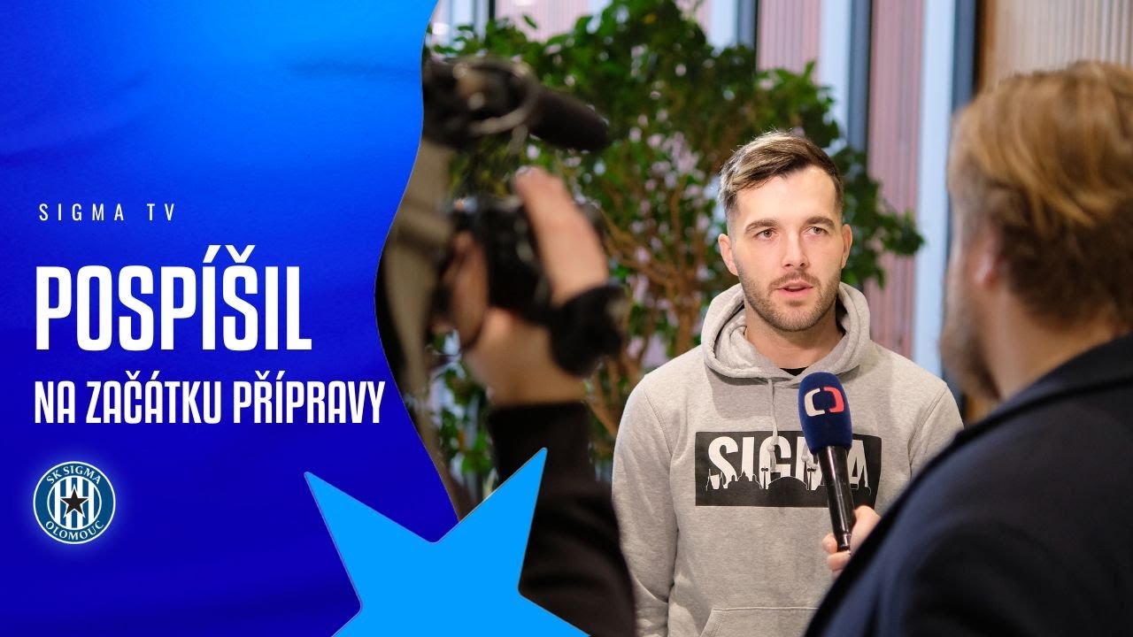 Záložník Martin Pospíšil na začátku zimní přípravy sezóny 2023/2024