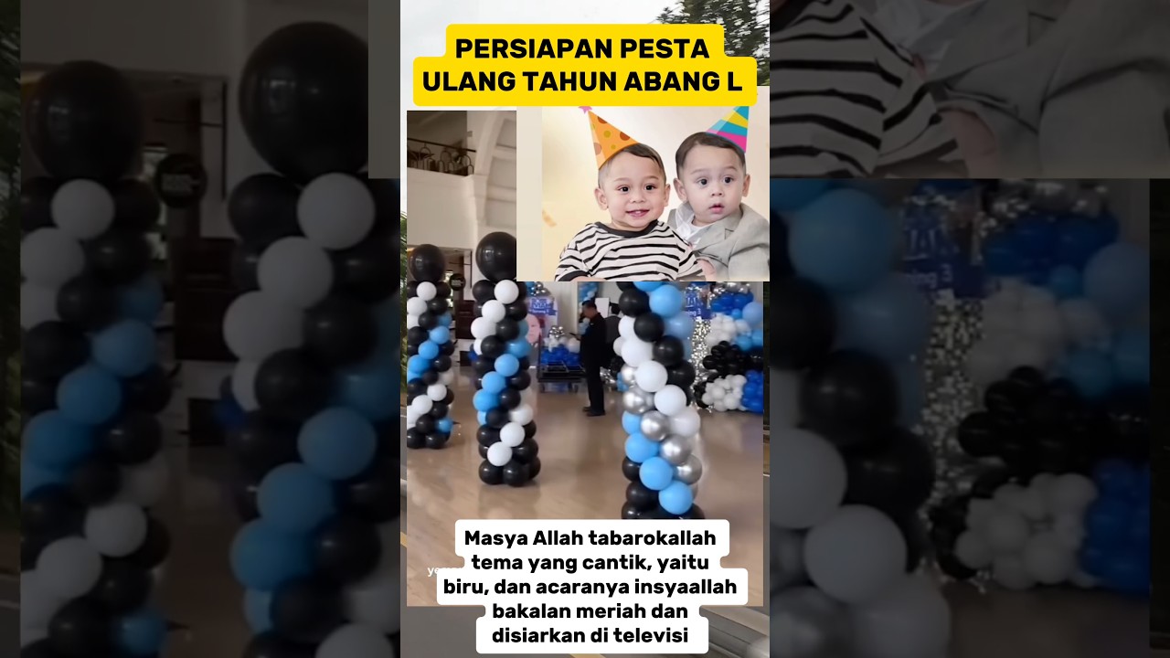 WOW... MERIAHNYA PERSIAPAN PESTA ULANG TAHUN ABANG L#beritaterkini #leslar #abangl #levianbillar #fy