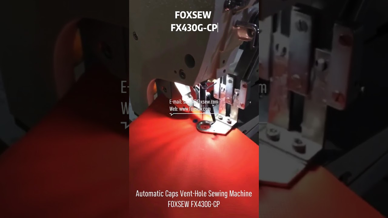 Automatic Caps Vent-Hole Sewing Machine