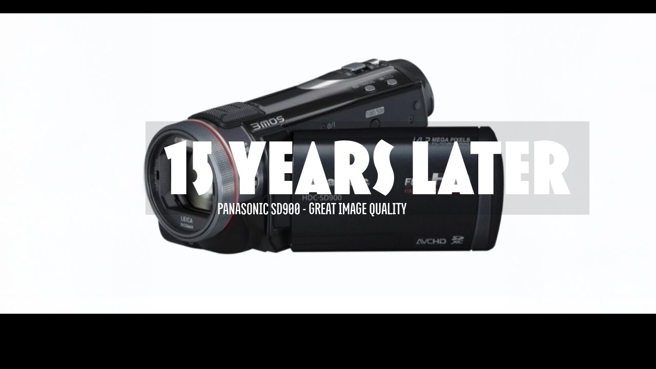 Panasonic SD900-Sd600-SD700 in 2025 - Pleasing footage with an old Camcorder