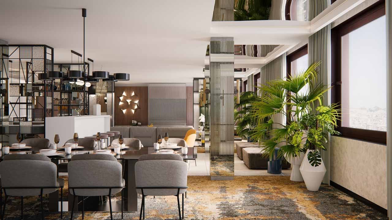 Animation of the renewed Hotel Sofia Barcelona