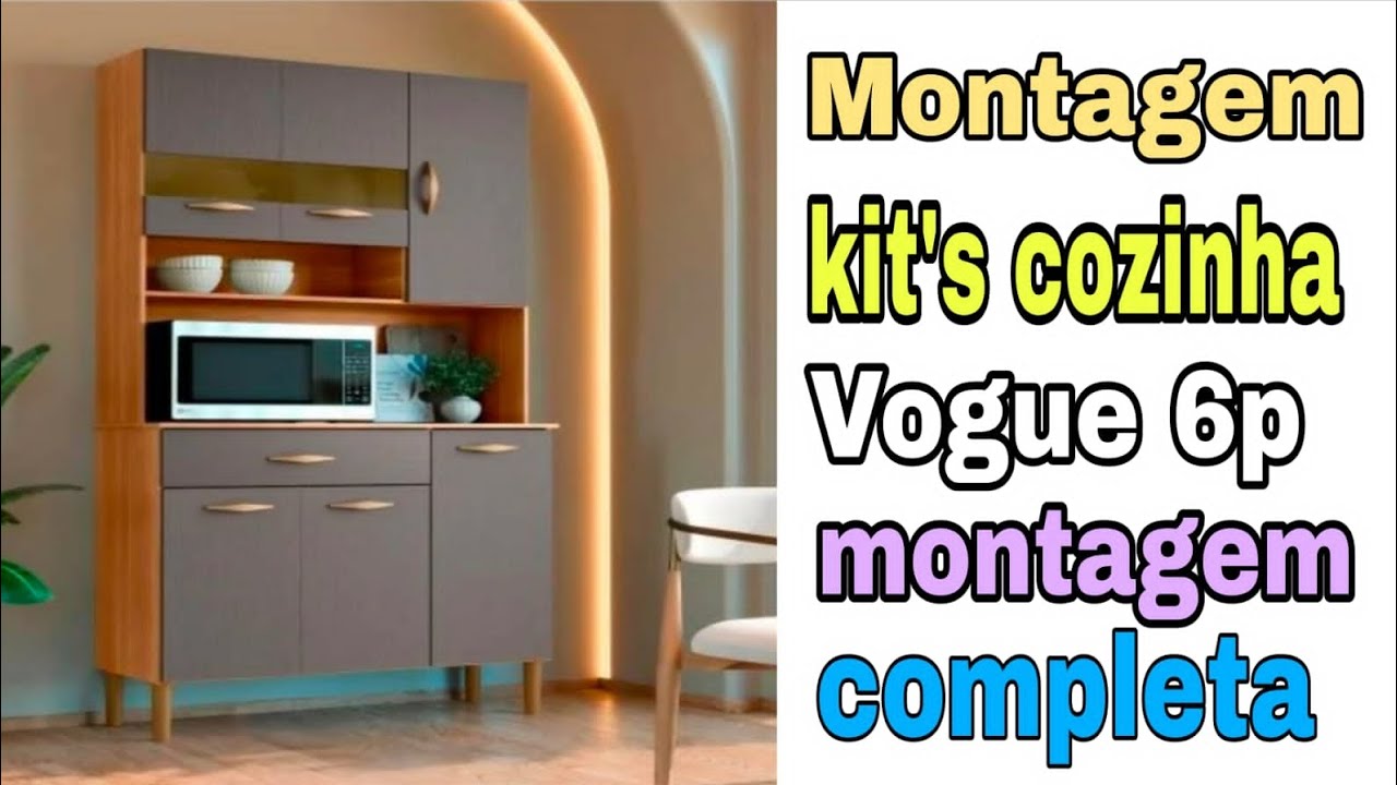 Como montar kit cozinha vogue da ki'ts Paraná passa a passo 