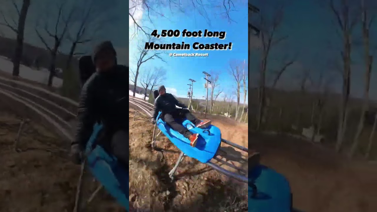 The only Mountain Coaster in Pennsylvania! Camelback Resort - Pocono Mountains