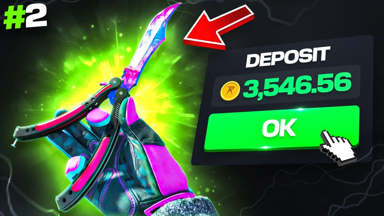 Depositing My Butterfly Doppler On CSGOROLL... Part #2