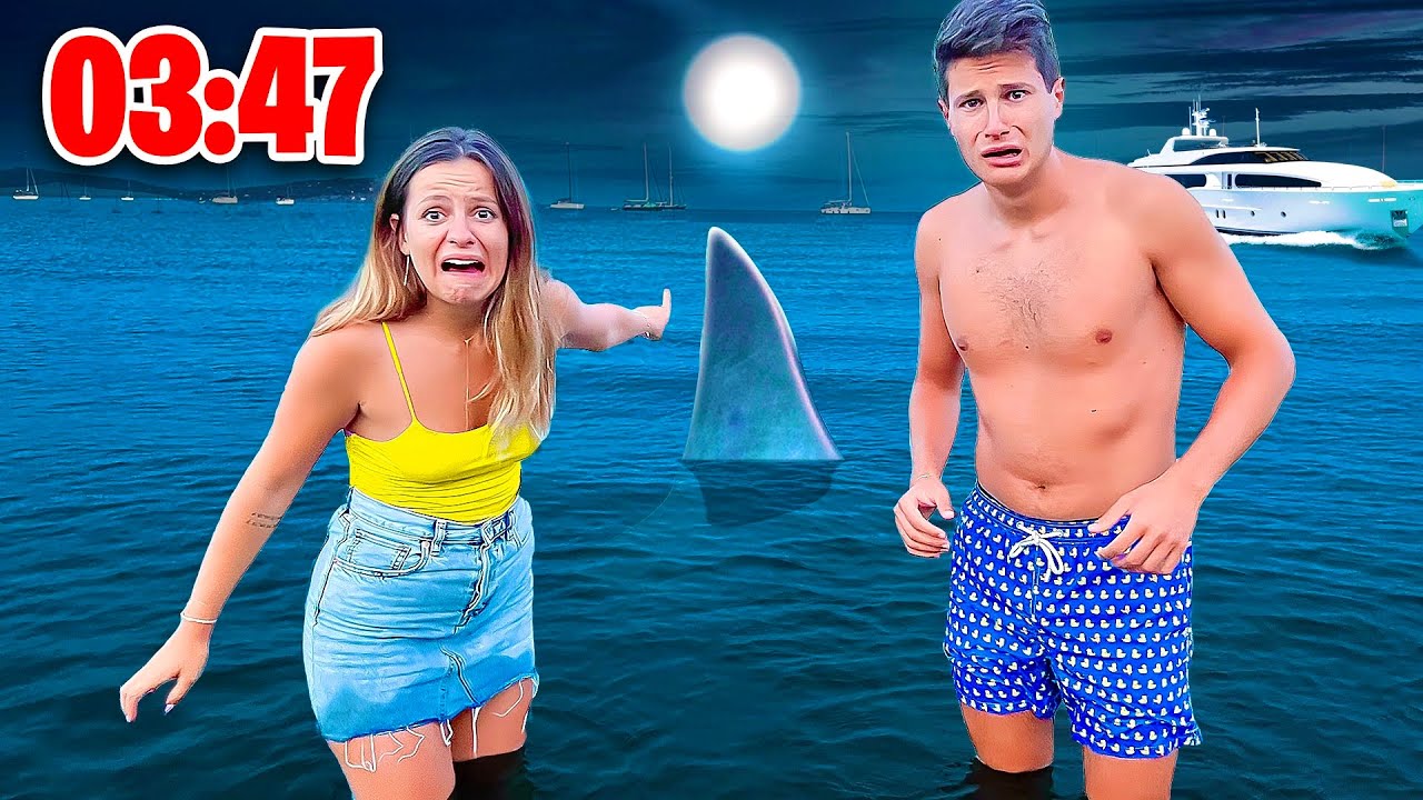 ABBIAMO PASSATO TUTTA LA NOTTE IN MARE DA SOLI!🦈