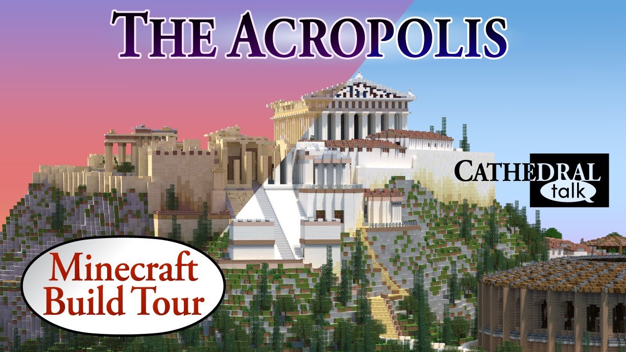 THSchutt's Acropolis (1:1 scale) Minecraft Citadel (2024) Build Tour