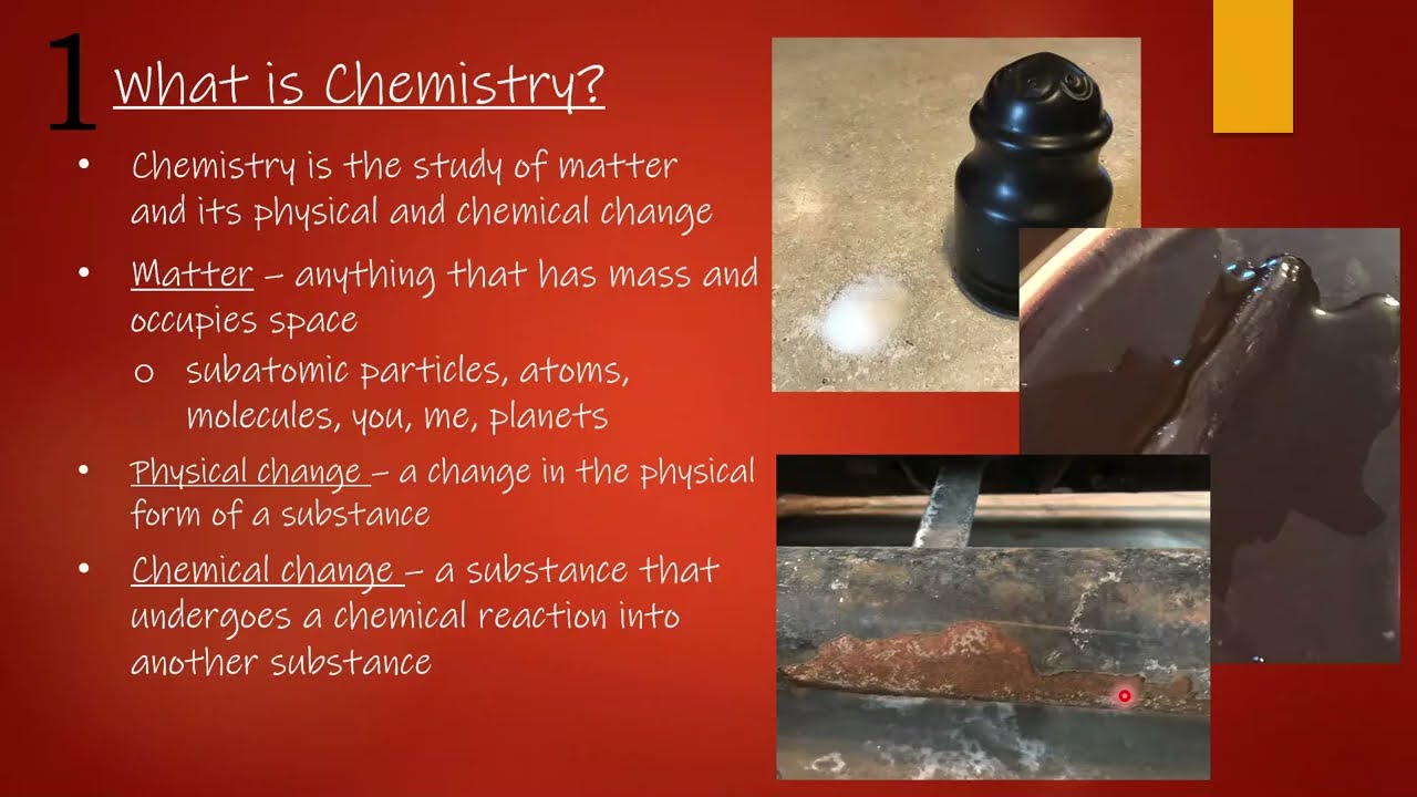 1. Why study chemistry?