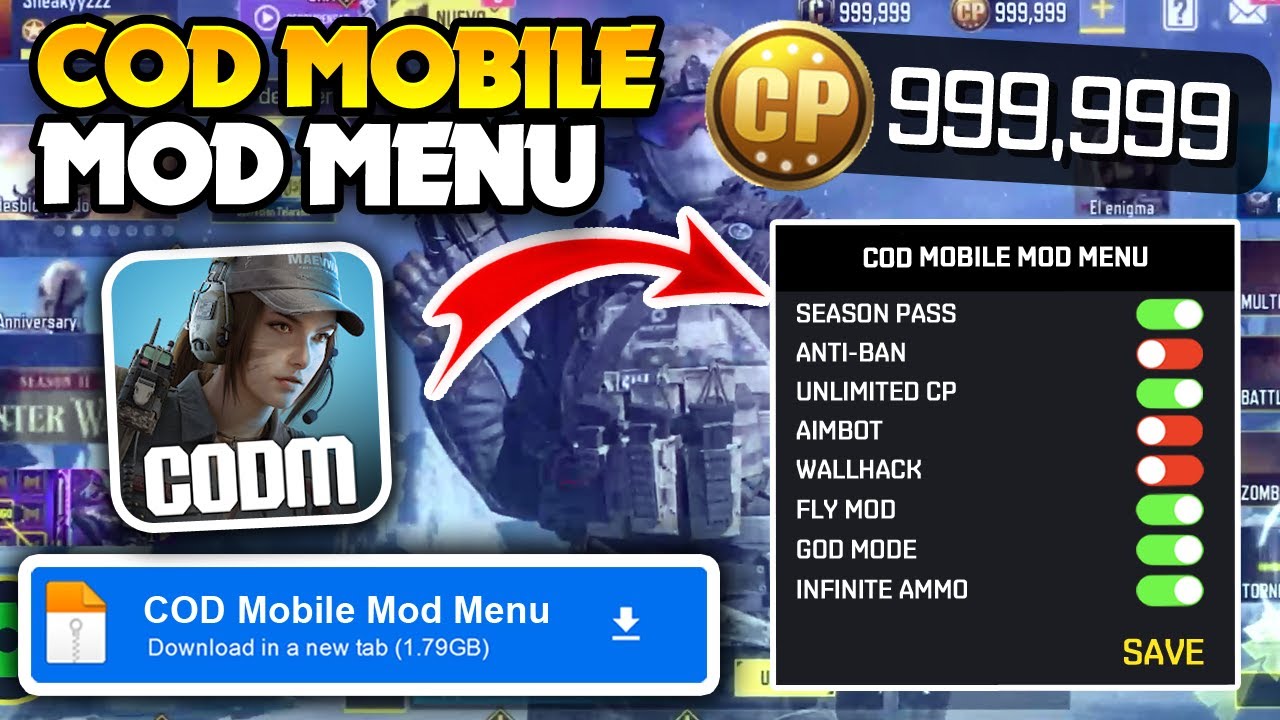 🔴 COD Mobile MOD MENU 2026 ✅ COD Points Ilimitados, God Mode & Aimbot en CODM (Android/iOS)