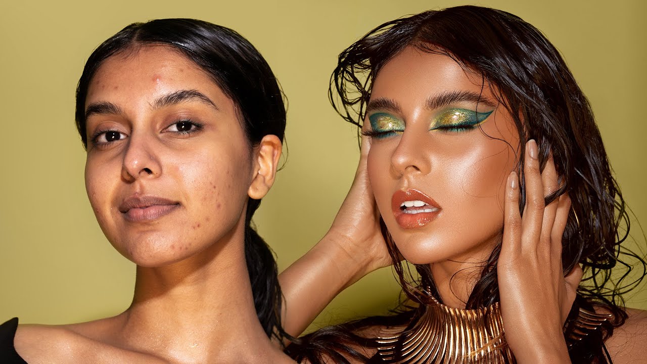 Emerald Goddess | How I do Makeup on Shoots