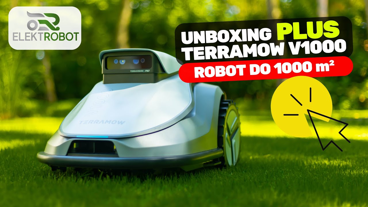 Bez anten RTK, bez kabli! Robot koszący do 1000 m2 powierzchni trawnika