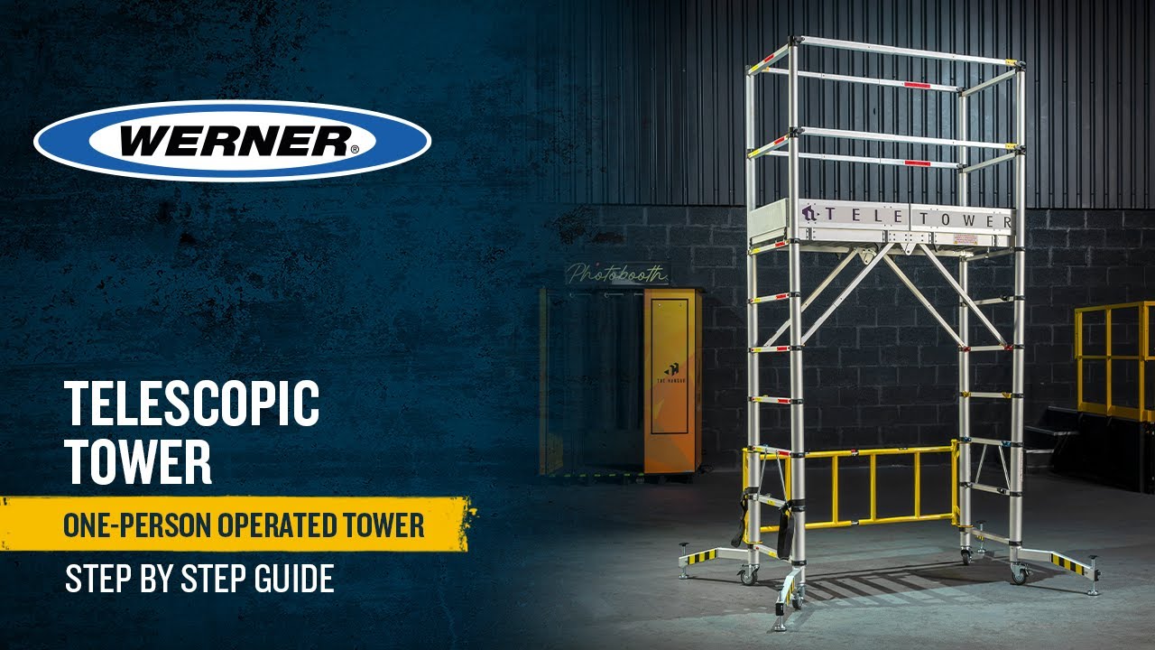 Setting up a Werner Telescopic Tower