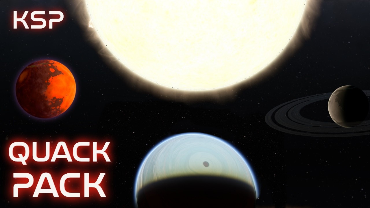 KSP: The HOTTEST PLANET PACK - QuackPack Mod Review Showcase