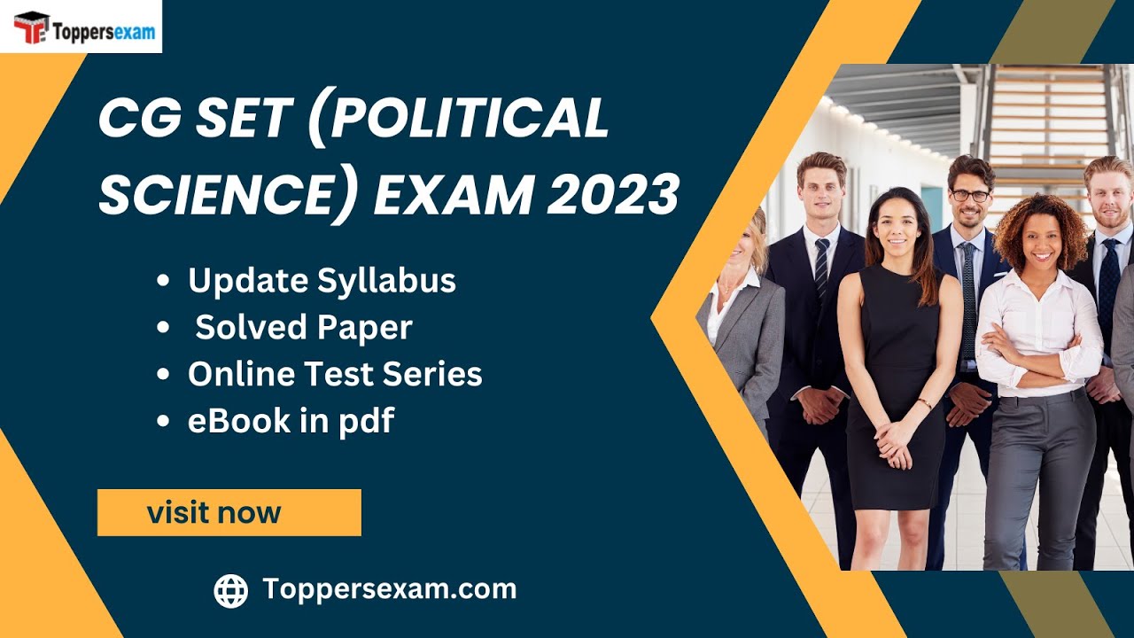 CG SET (POLITICAL SCIENCE) Exam Syllabus 2023, Question Paper, Mock Test,  Exam Pattern 2023, Book