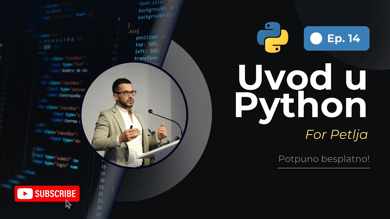 Uvod u Python (14.) - For Petlja