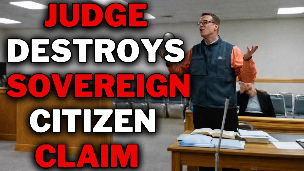 Judge DESTROYS Sovereign Citizen After He Claims &ldquo;Certificate Clears Charges&rdquo; &mdash; Courtroom Stunned
