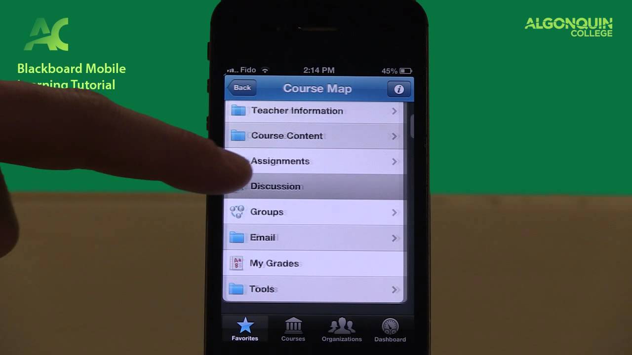 Blackboard Mobile Learning Tutorial Mac