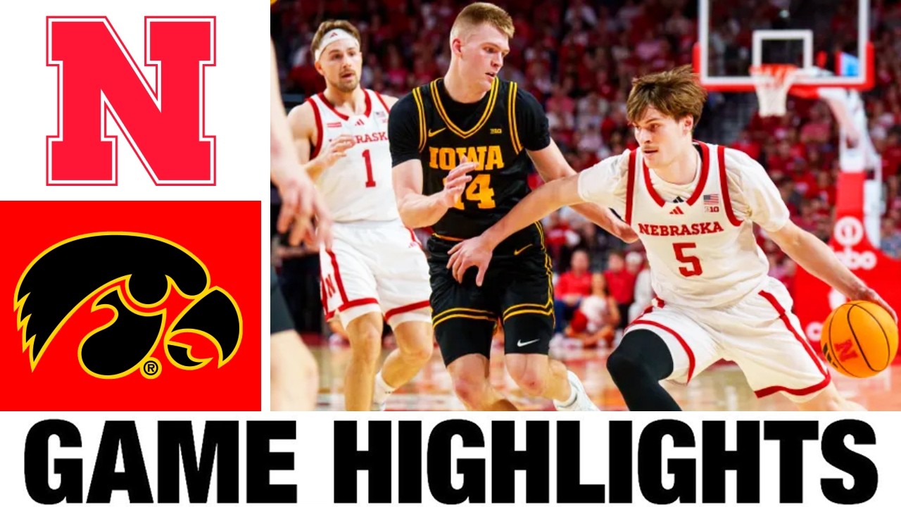 #9 Nebraska vs Iowa Highlights | Men's Basketball | College Basketball 2026