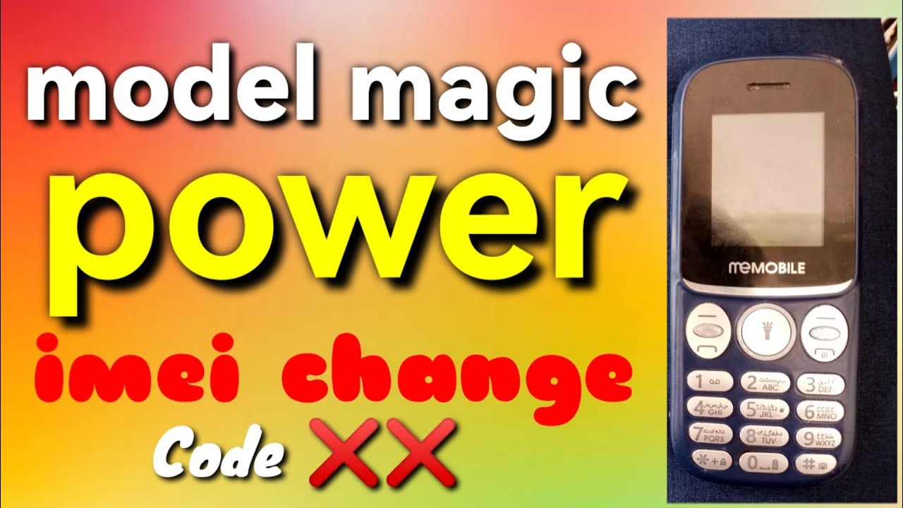 📲meMobile magic Power Mobile  imei change code #imei #itell