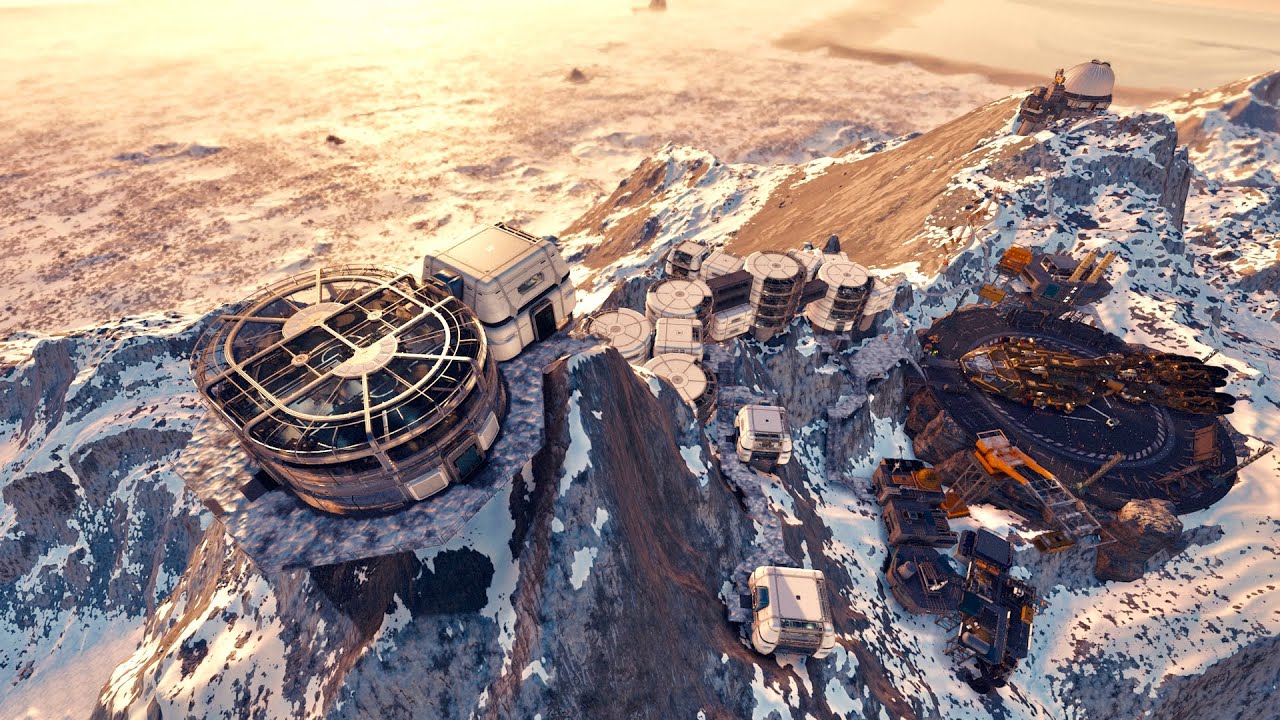 Ultimate Starfield Mountain Outpost