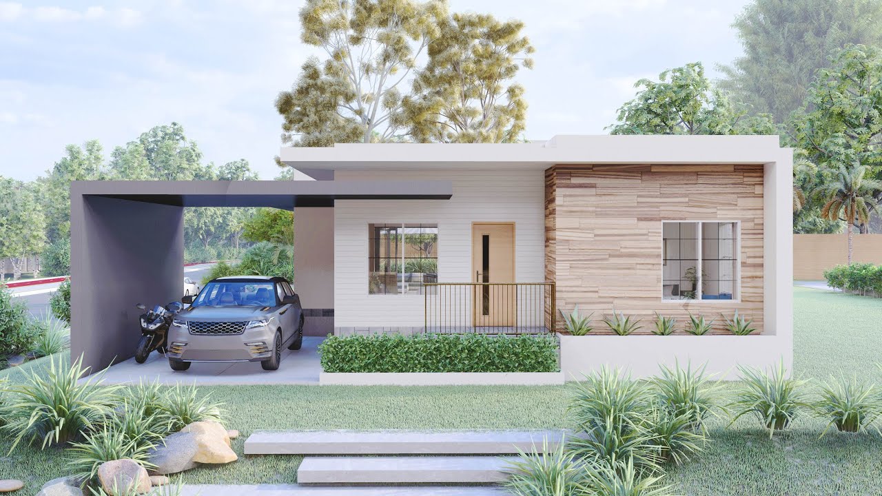 (10x10 Meters) House Design | Tiny Home | 2 Bedroom House Tour