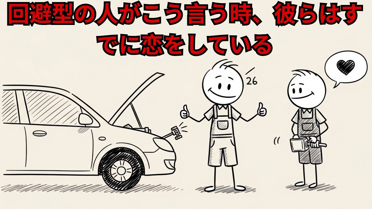 回避型の人がこう言う時、彼らはすでに恋をしている
