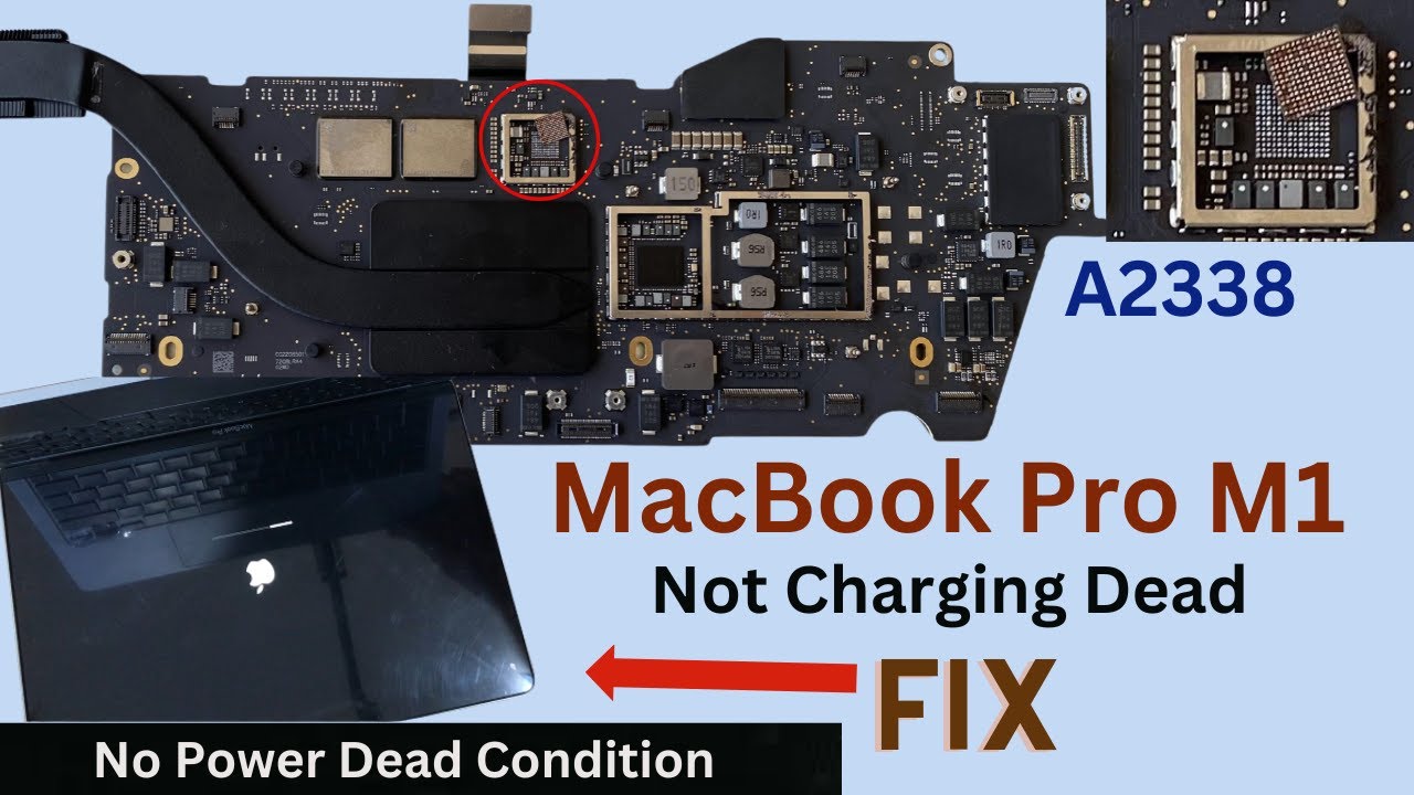 MacBook Pro M1 A2338 Won`t Turn On Not Charging Fix! Over Heating On Not Charging