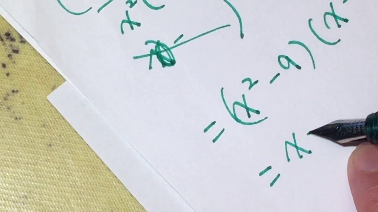 High school math - polynomial long division