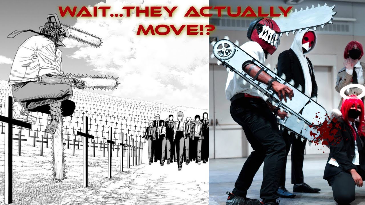 World's First Moving Chainsaw Man Cosplay