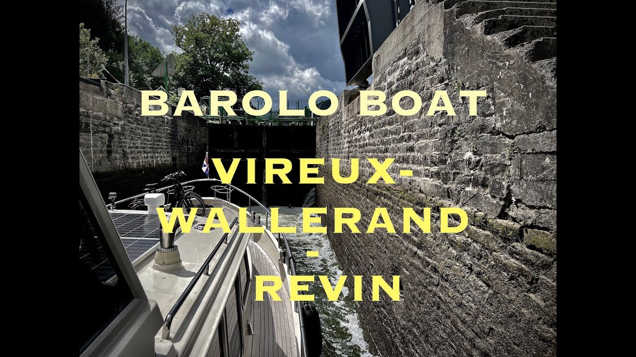 Timelapse 011 in 4K Maas river sailing from Vireux-Wallerand to Revin in France