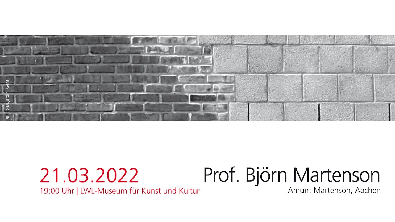 Werkvortrag Prof. Bj&ouml;rn Martenson, Amunt Martenson, Aachen