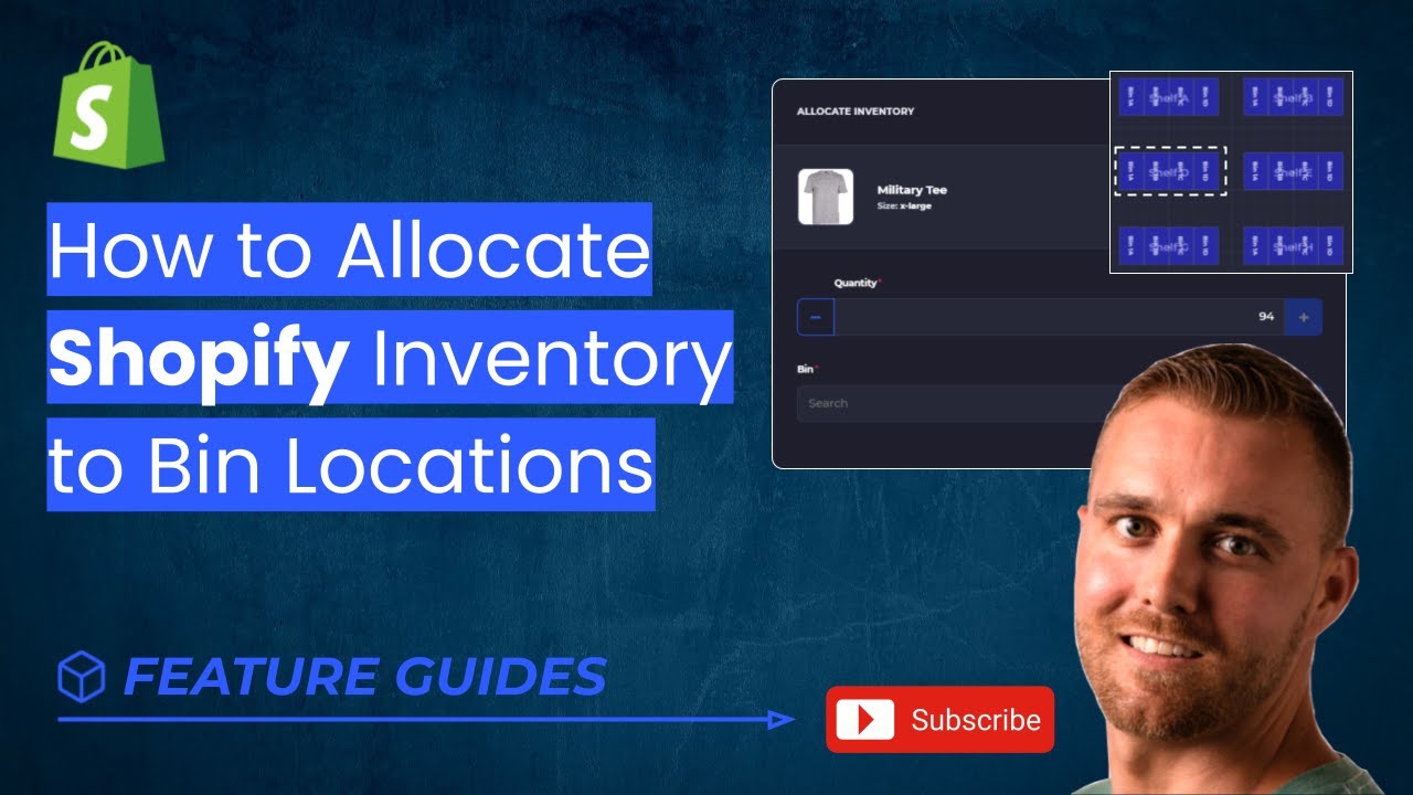 How to Allocate Shopify Inventory to Bin Locations | SKUSavvy Guides