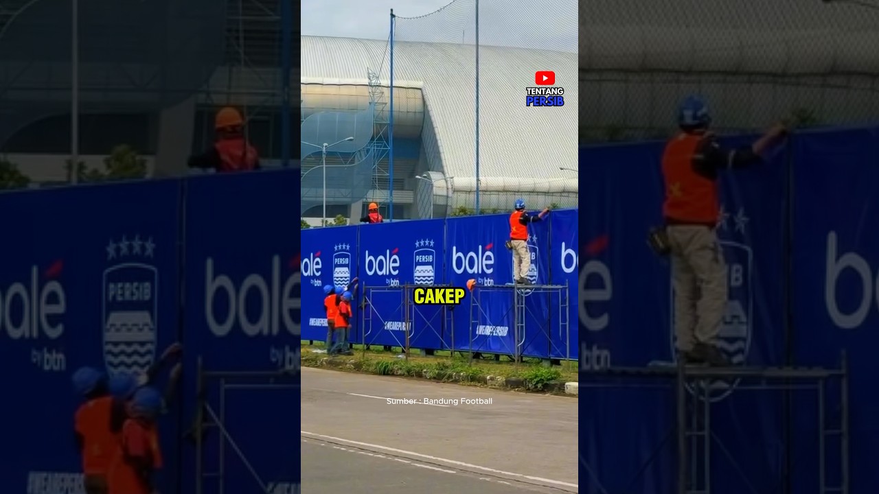 Training Ground Persib Dipasang Logo Sponsor! 🤩