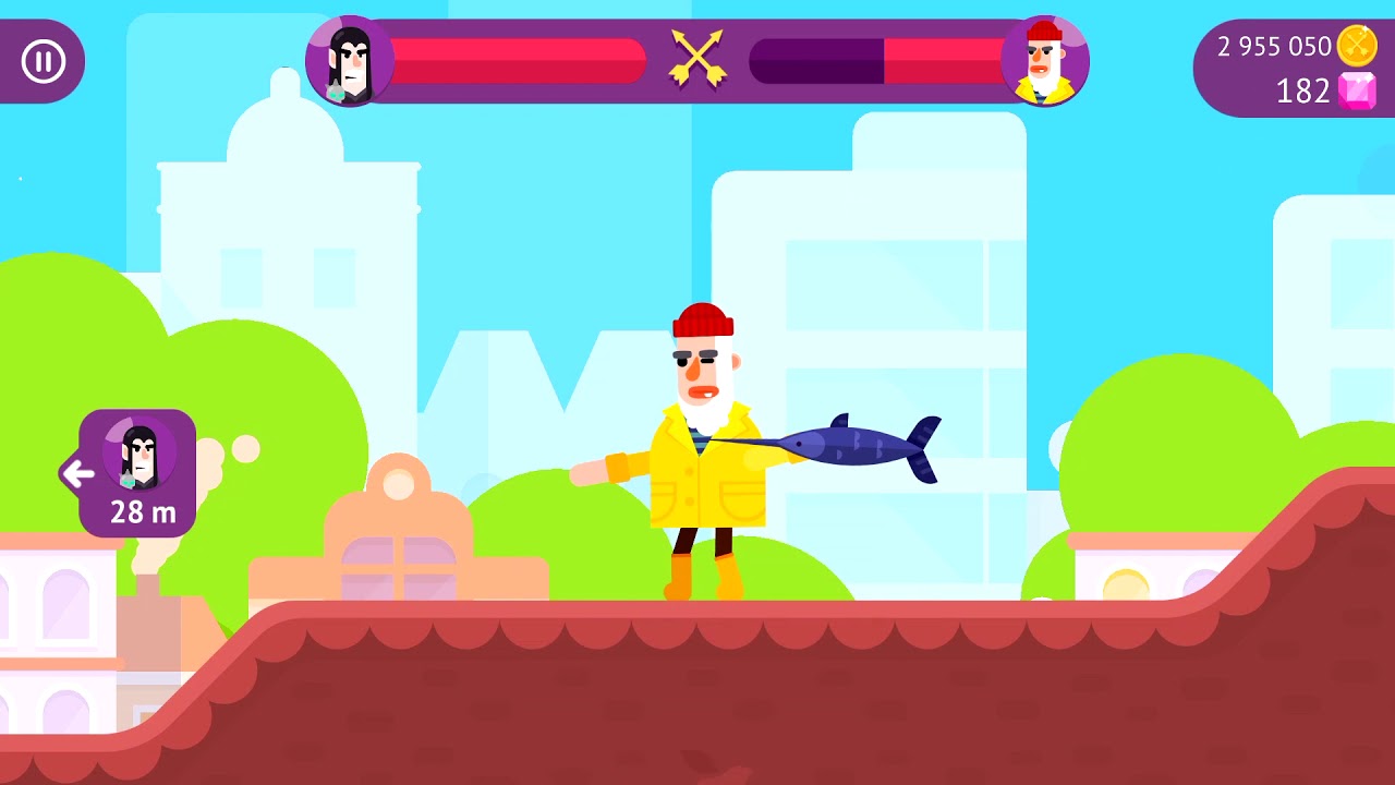 Dark Mage Bowmasters - Tournament Silver - Gameplay Walkthrough