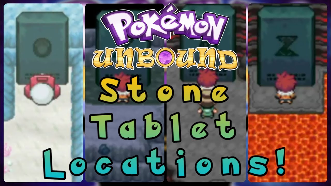 All Stone Tablet Locations And How To Open Them || Pokémon Unbound