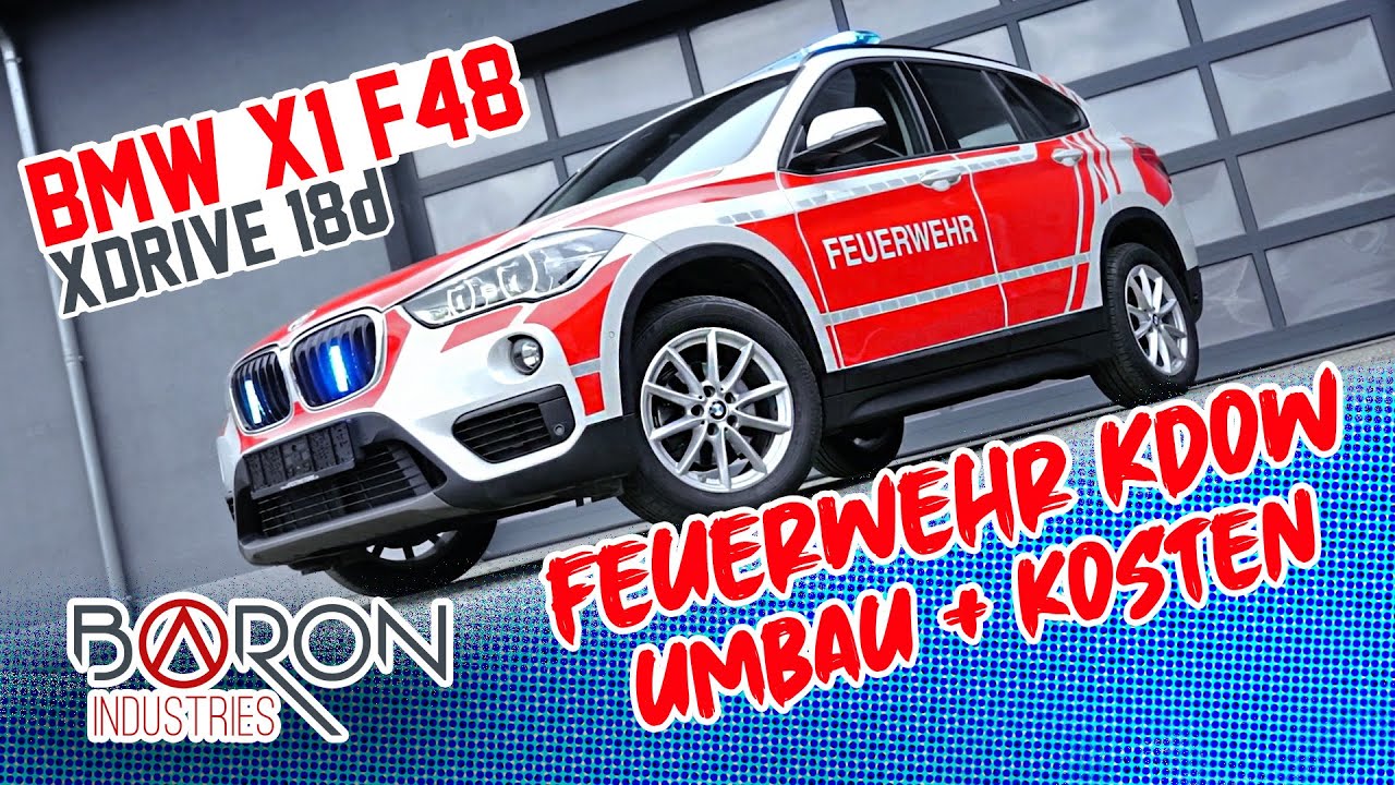 Kommandowagen für die Feuerwehr | BMW X1 F48 | Baron Industries & mcchip-dkr