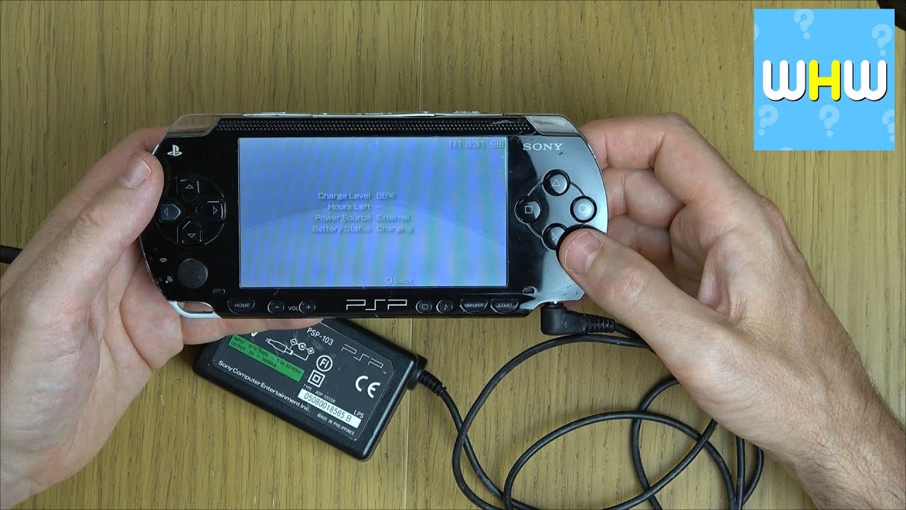 Как зарядить PSP 1000