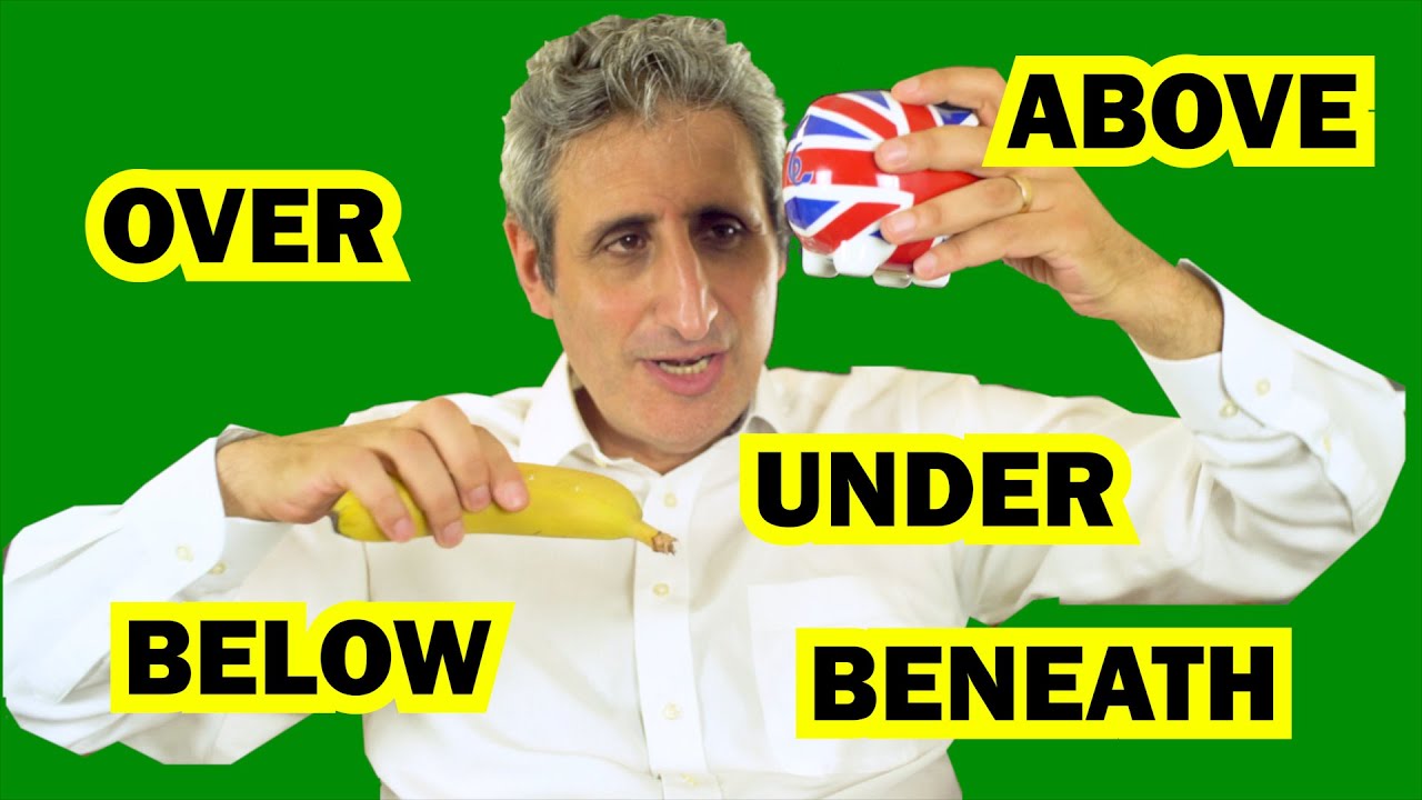 Prepositions Masterclass: BELOW, BENEATH, BEYOND, UNDER UNDERNEATH, OVER, ABOVE, ON...