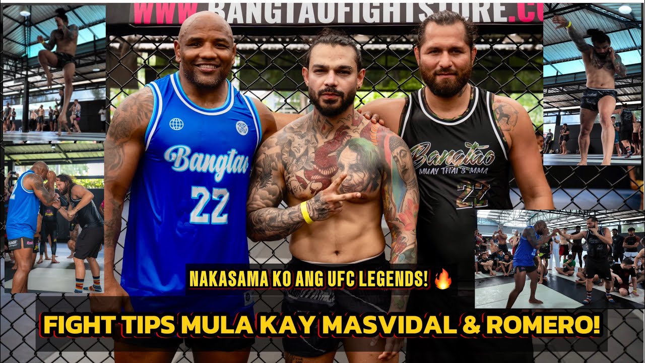 MMA Seminar Kasama si Jorge Masvidal at Yoel Romero! 🔥 | UFC Legends sa Isang Ring!