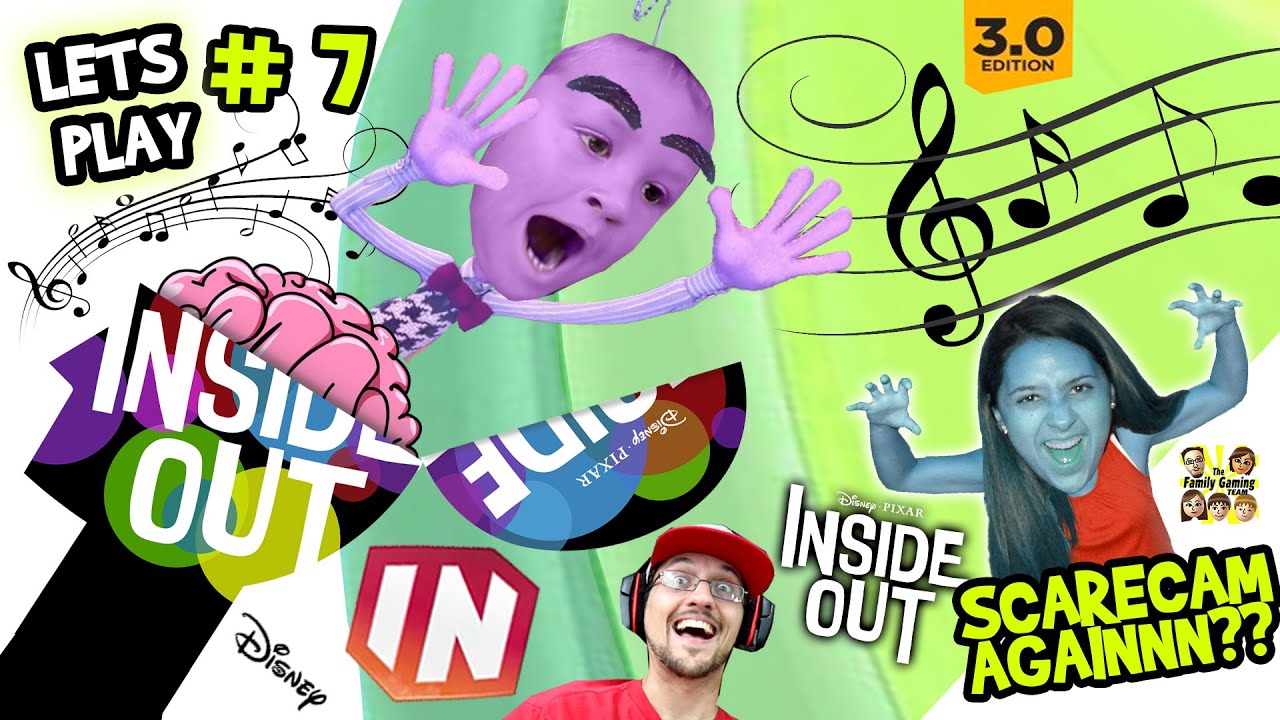 Lets Play DISNEY INFINITY 3.0 INSIDE OUT #7: Not Again Mom!!  A Sound Mind Phase 1, 2 & 3 | FGTEEV