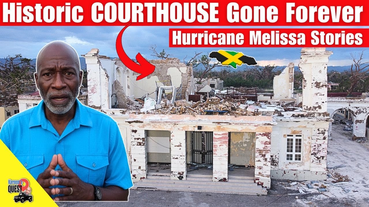 EXCLUSIVE TOUR Inside the Ruins of Black River Courthouse | Hurricane Melissa Damage