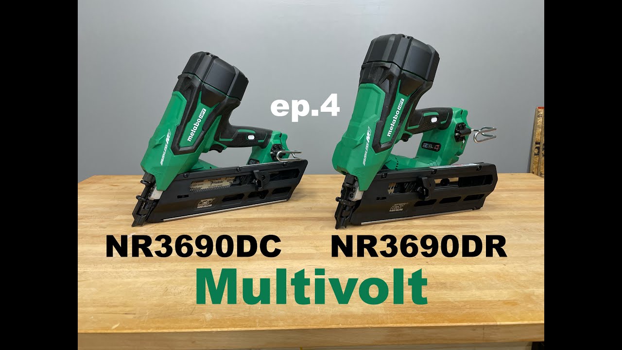 Metabo HPT Multivolt 36v 30 degrees cordless framing nailer review | NR3690DC | nail guns ep.4