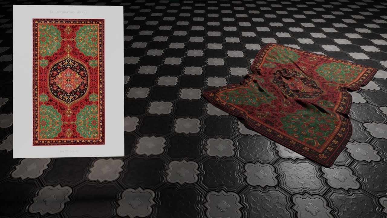 How to create a carpet in Bleneder? (v2)