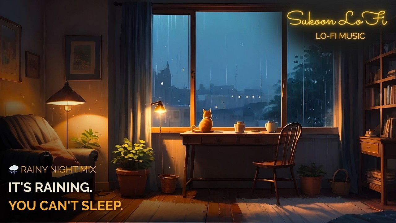 Rainy Night LoFi 🌧️ Cozy Beats for Study, Sleep & Late Nights