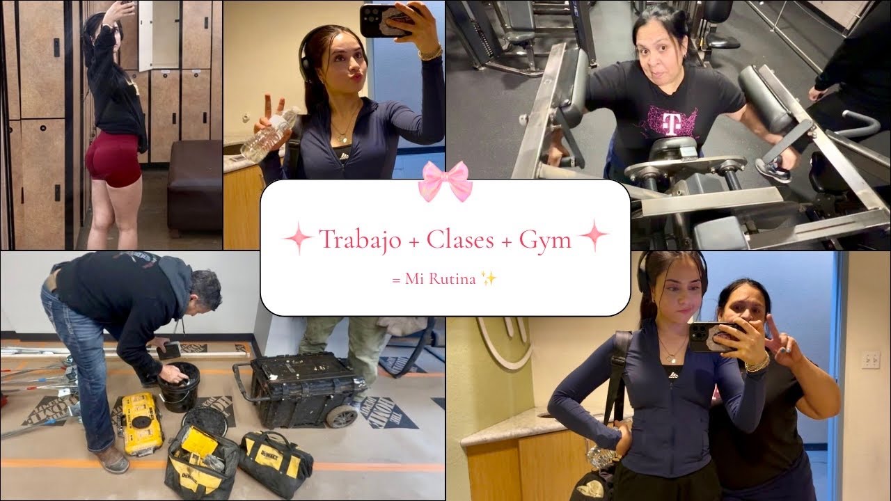Un día en mi vida: construcción, escuela y gym 💪🏽📚🏗️