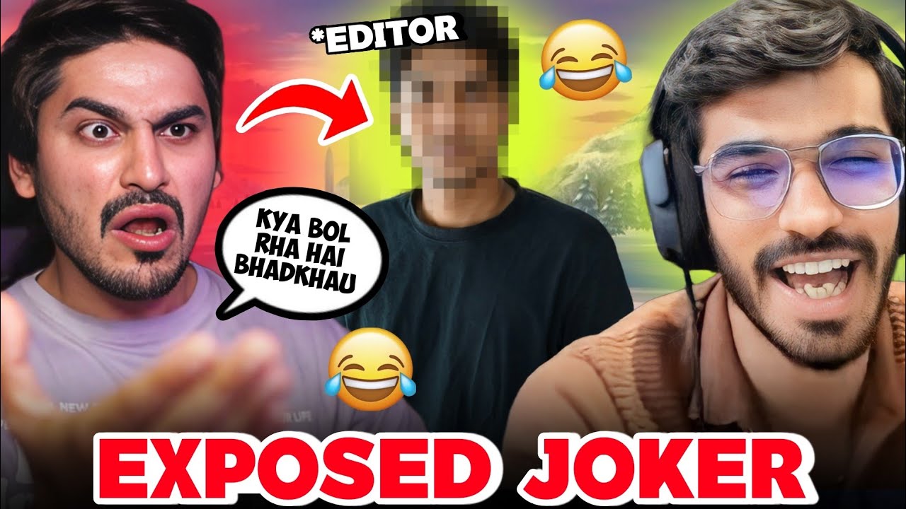 Snax & Joker First Time Playing With Their Editor😂 *EPIC HIGHLIGHT*🤣