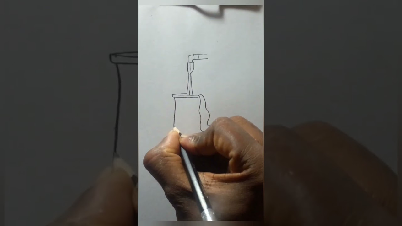 Don't waste water. #shortsfeed #drawing