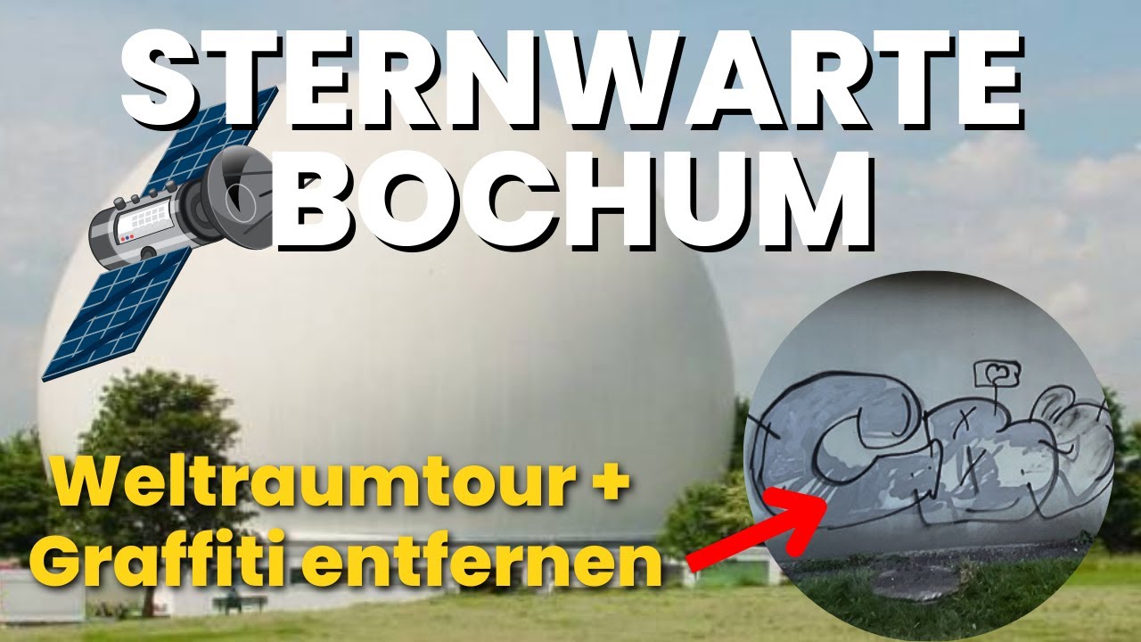 Faszinierende Einblicke in den Weltraum & Graffiti Entfernung!
