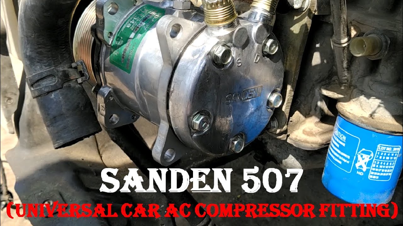 “SANDAN 507” An Universal Car AC Compressor Installation and Nitrogen Flushing guide in Hyundai Car