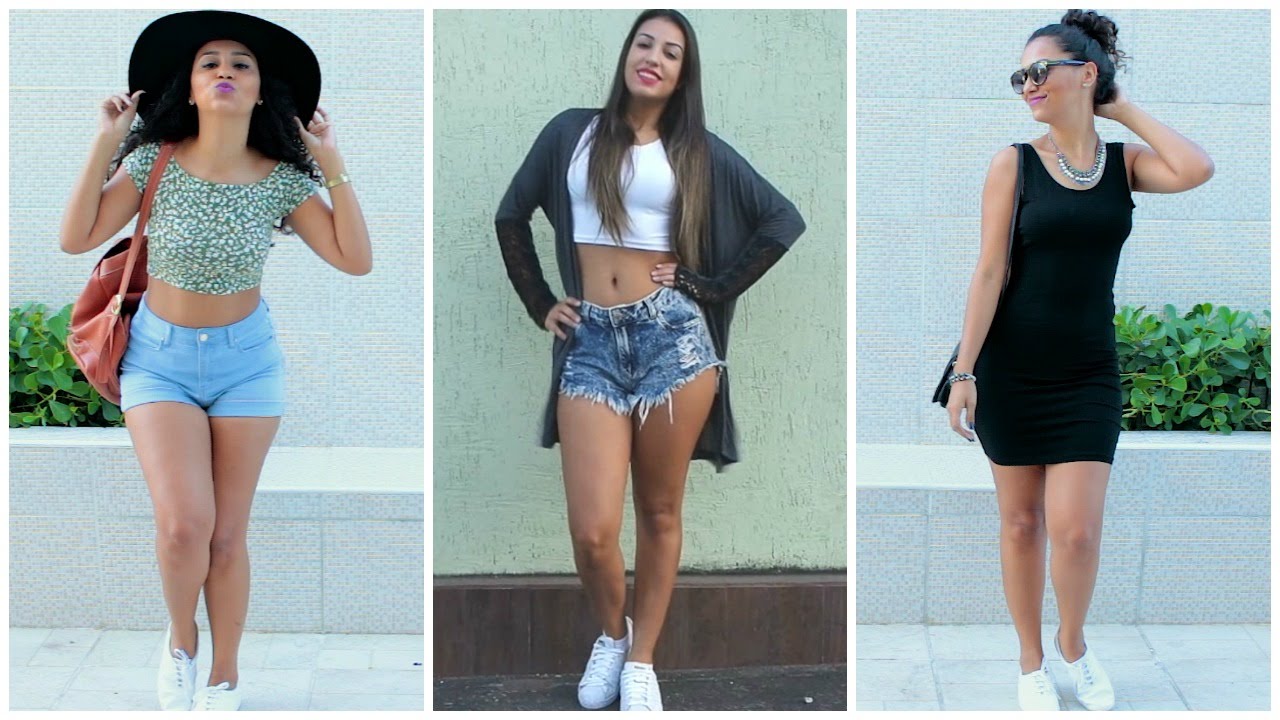 INSPIRAÇÃO DE LOOKS COM TÊNIS BRANCO